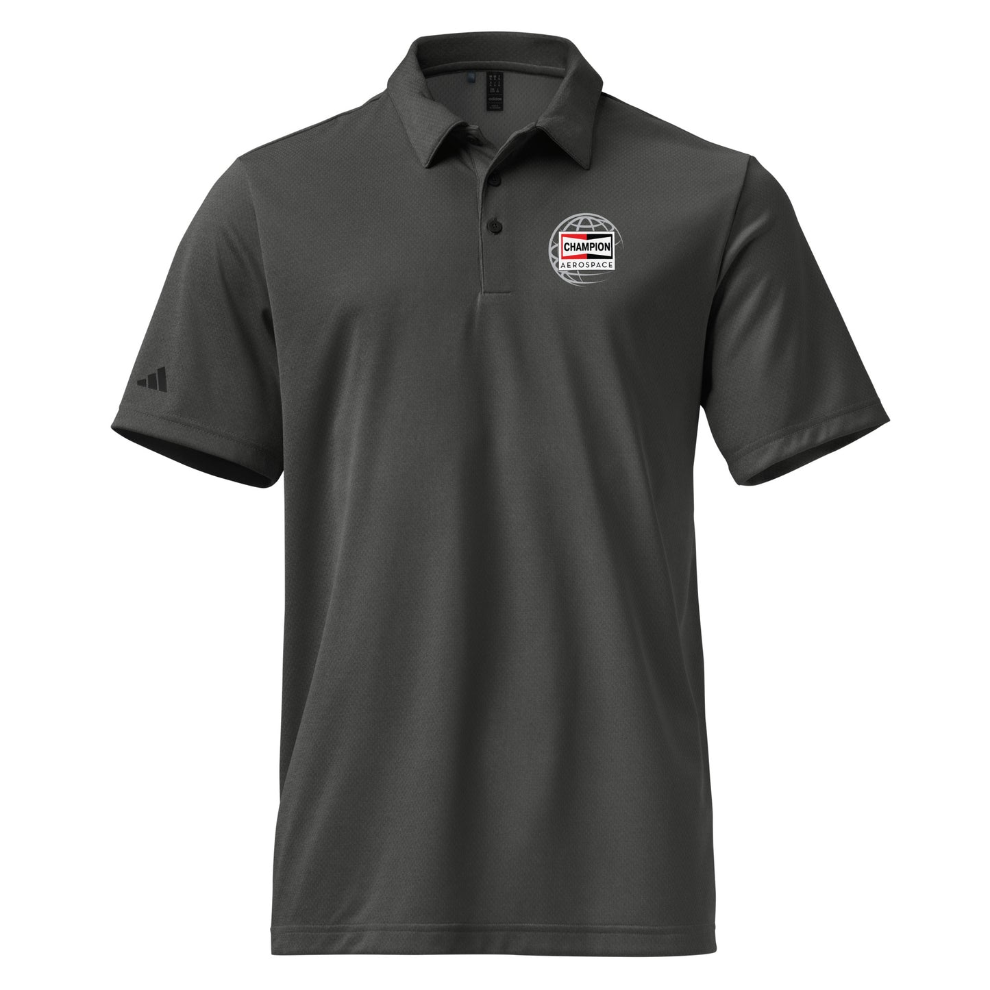 Champion Aerospace Vertical Logo Adidas Polo