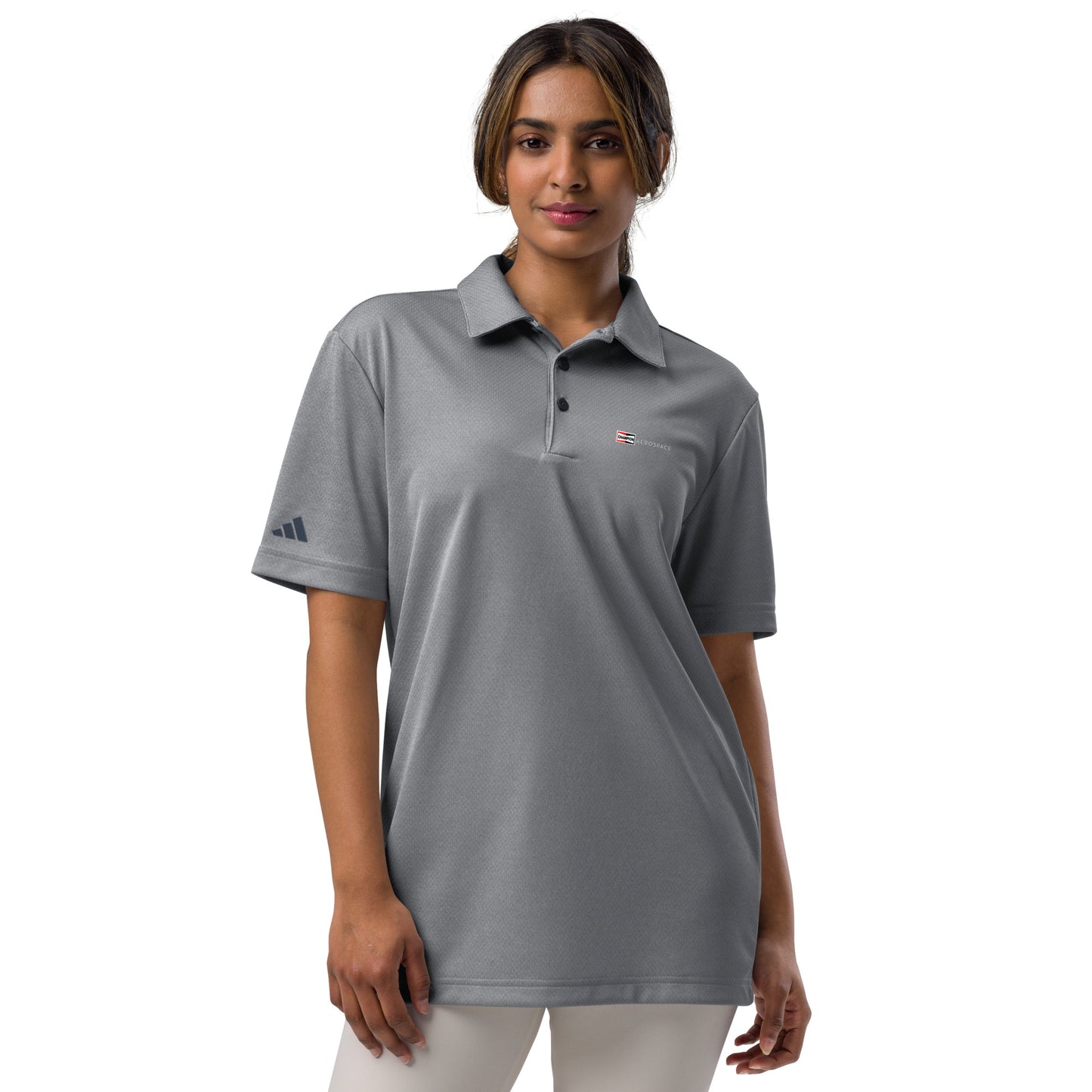 Champion Aerospace Logo Adidas Polo