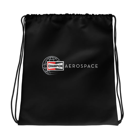 Champion Aerospace Logo Drawstring Bag