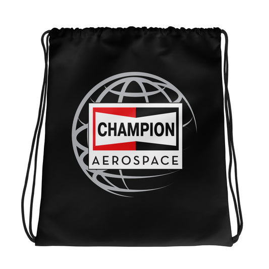 Champion Aerospace Vertical Logo Drawstring Bag