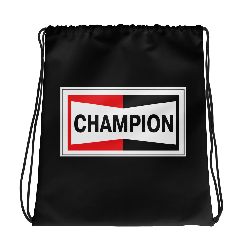 Champion Logo Drawstring Bag