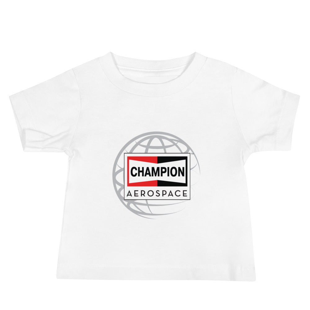 Champion Aerospace Vertical Logo Baby Short Sleeve Tee