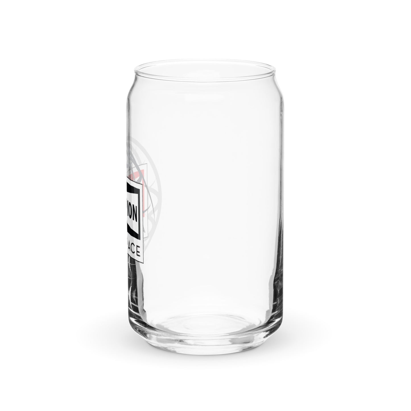 Champion Aerospace Vertical Logo Can-Shaped Glass