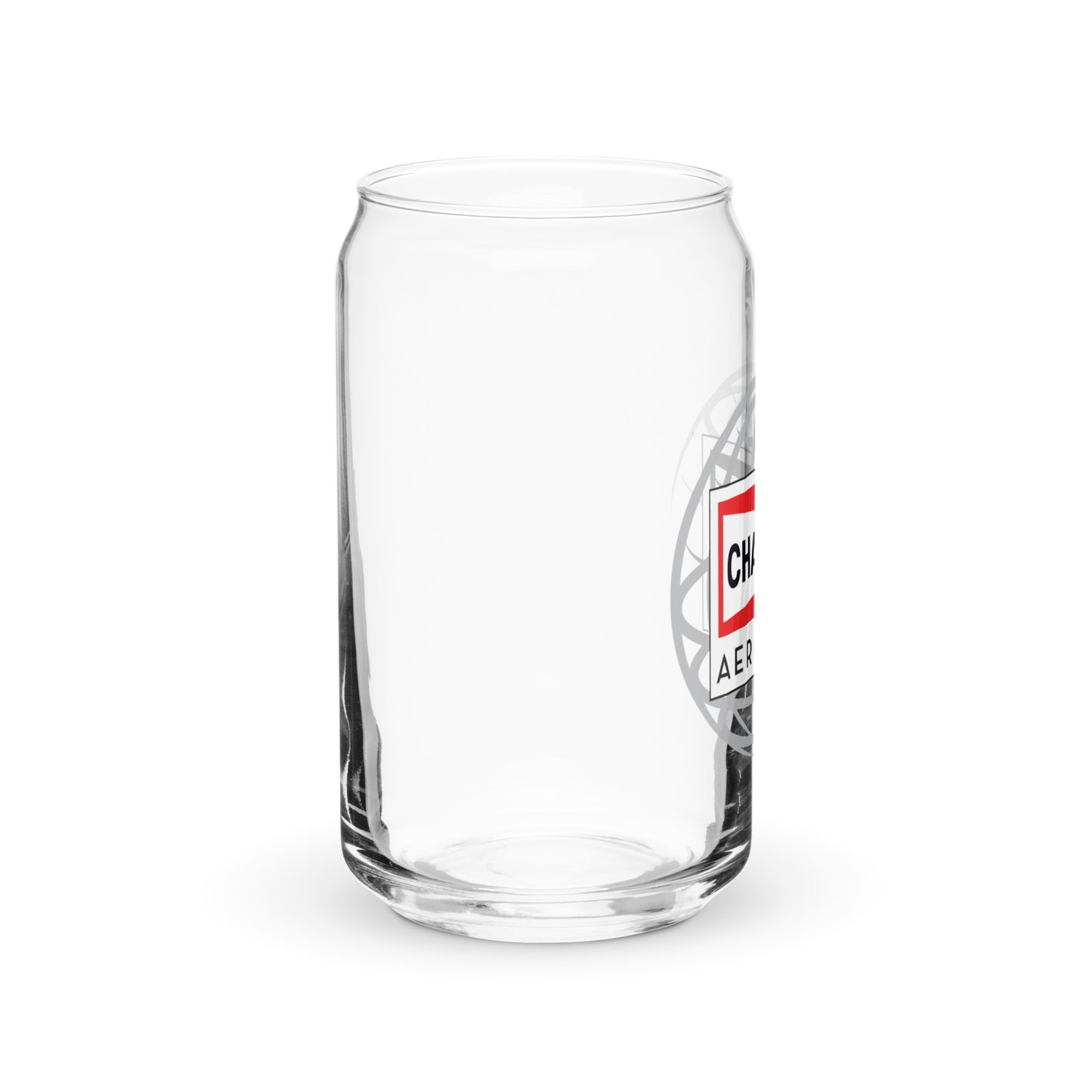 Champion Aerospace Vertical Logo Can-Shaped Glass