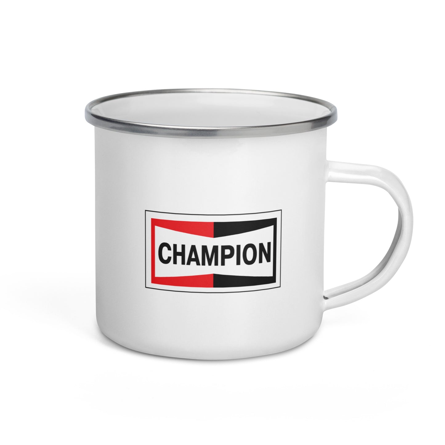 Champion Bowtie Logo Enamel Mug