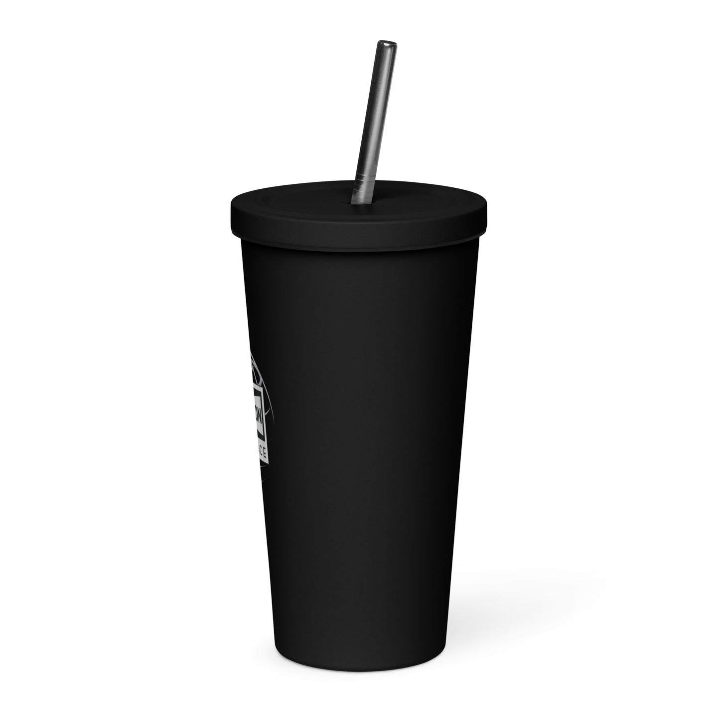 Champion Aerospace Vertical Logo Insulated Tumbler with a Straw