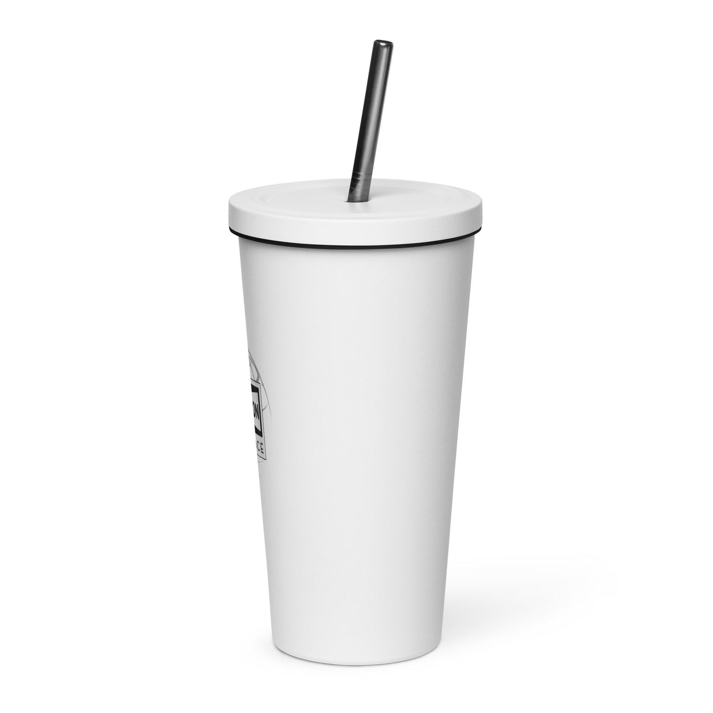 Champion Aerospace Vertical Logo Insulated Tumbler with a Straw