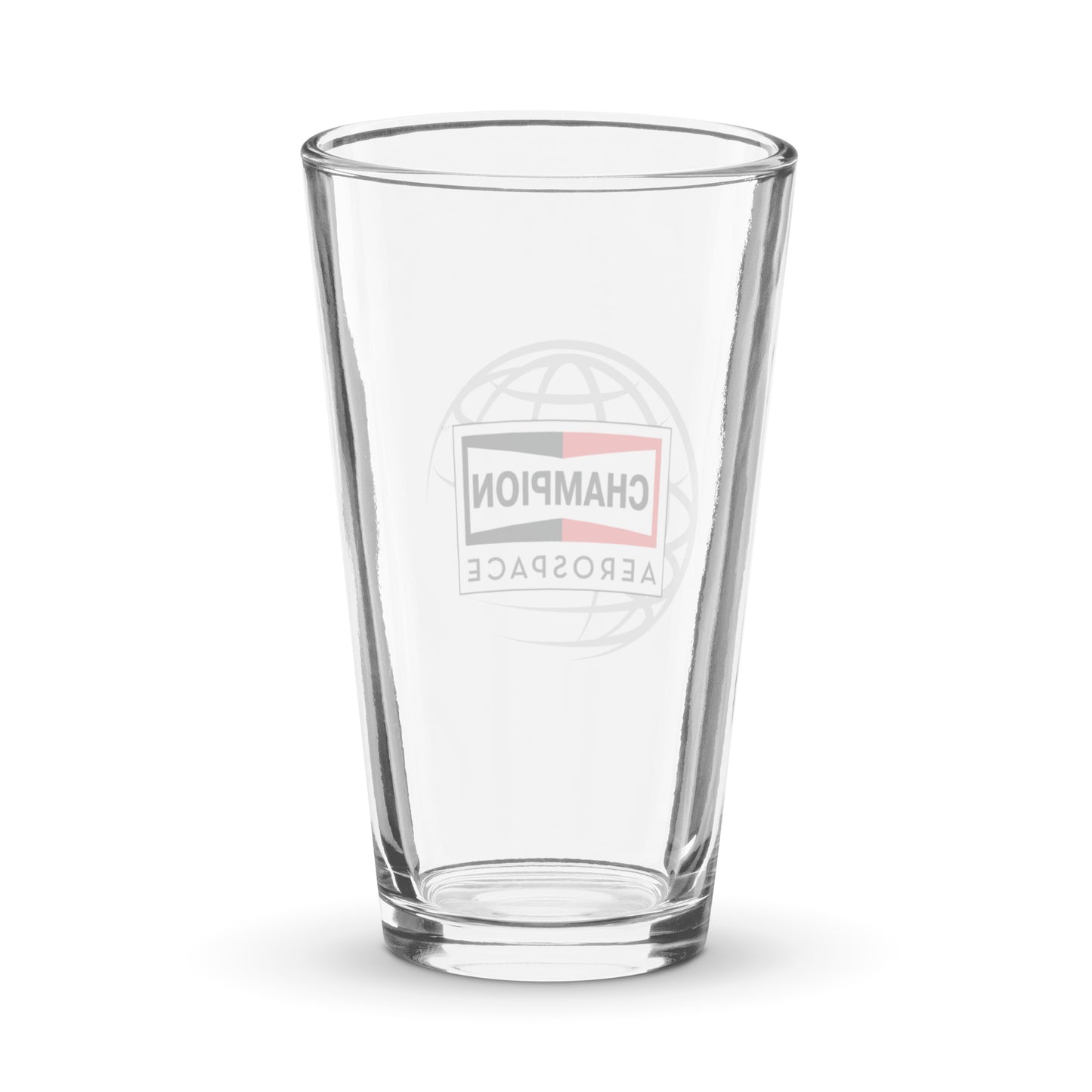 Champion Aerospace Vertical Logo Shaker Pint Glass