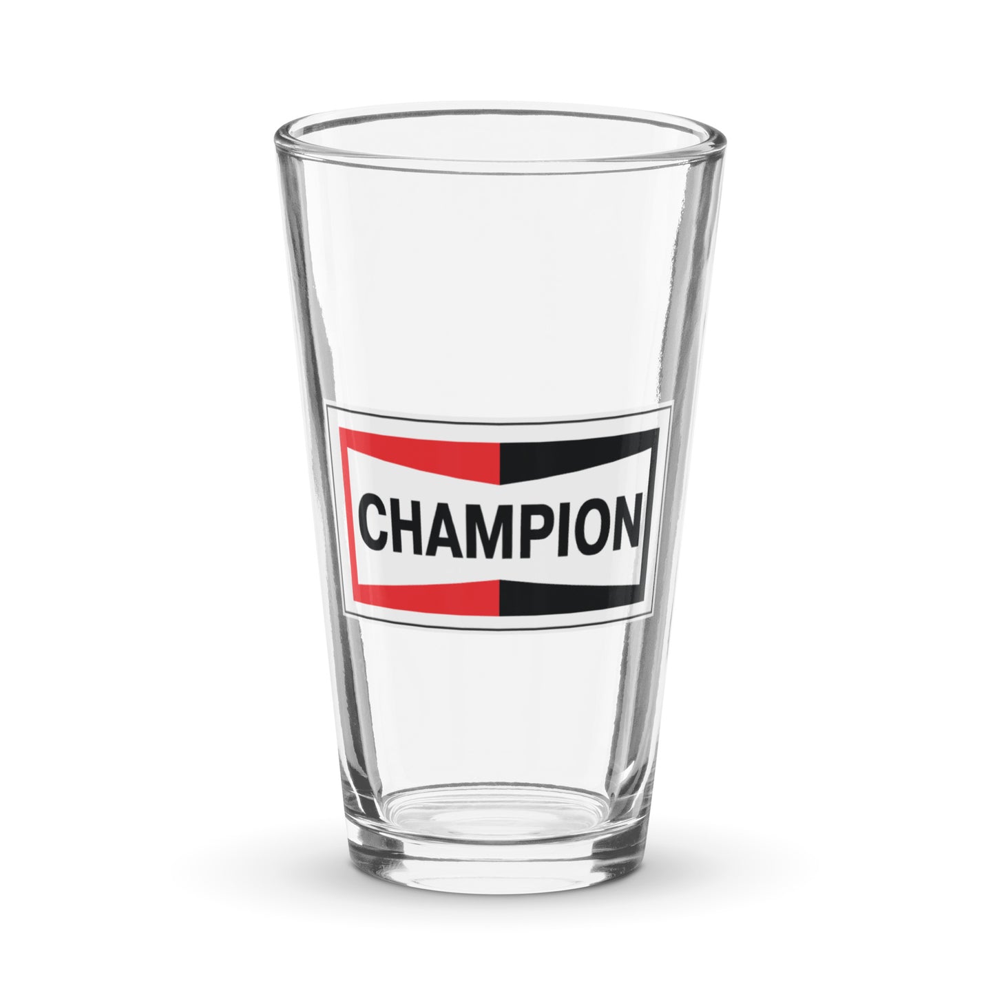 Champion Bowtie Shaker Pint Glass