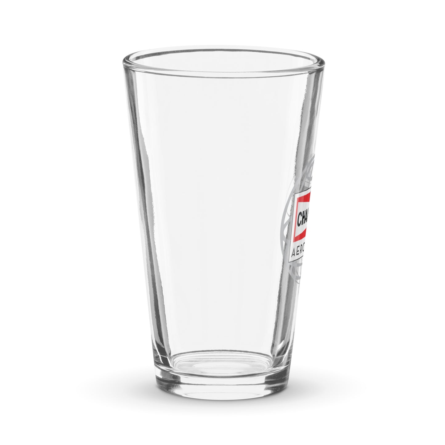 Champion Aerospace Vertical Logo Shaker Pint Glass