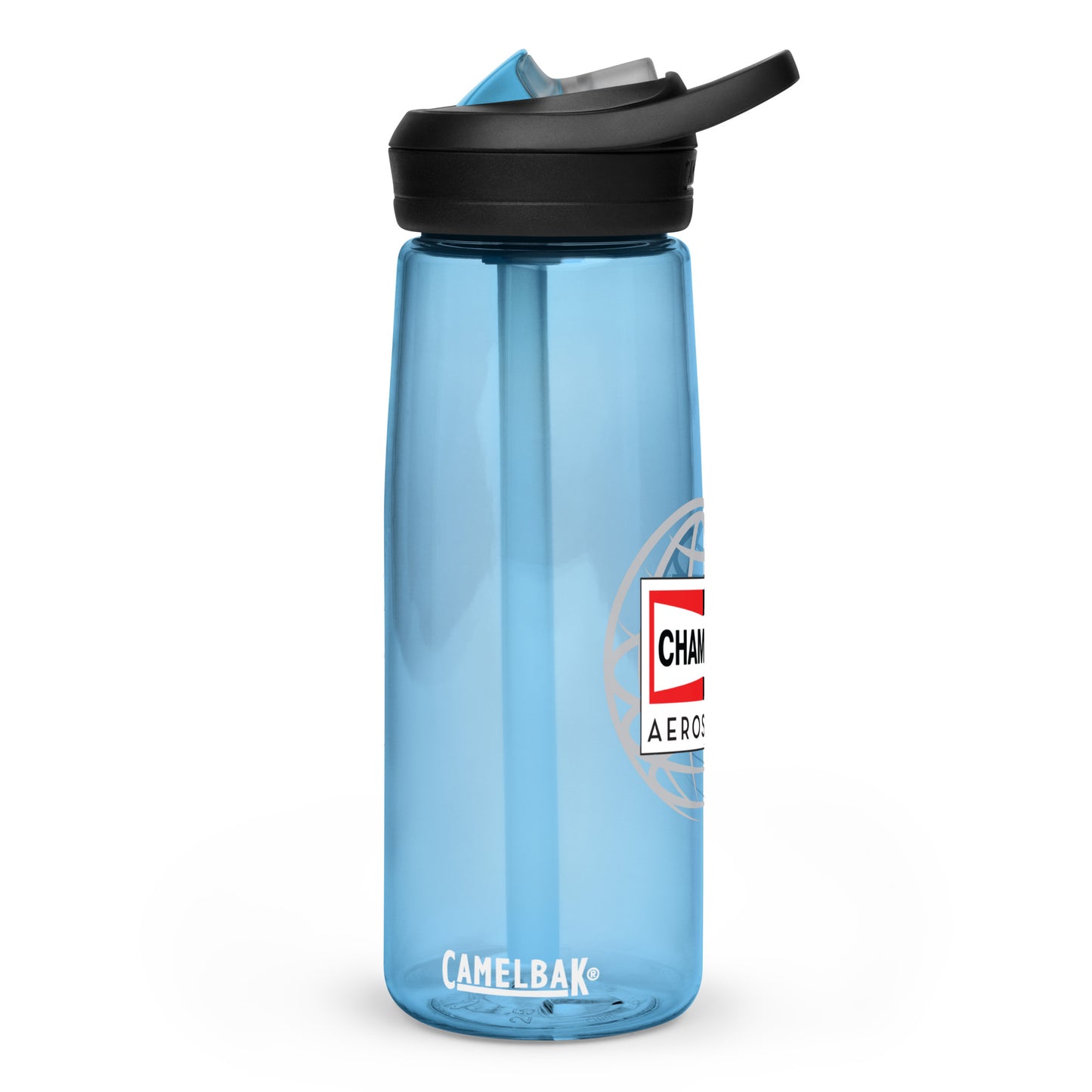 Champion Aerospace Vertical Logo Sports Water Bottle