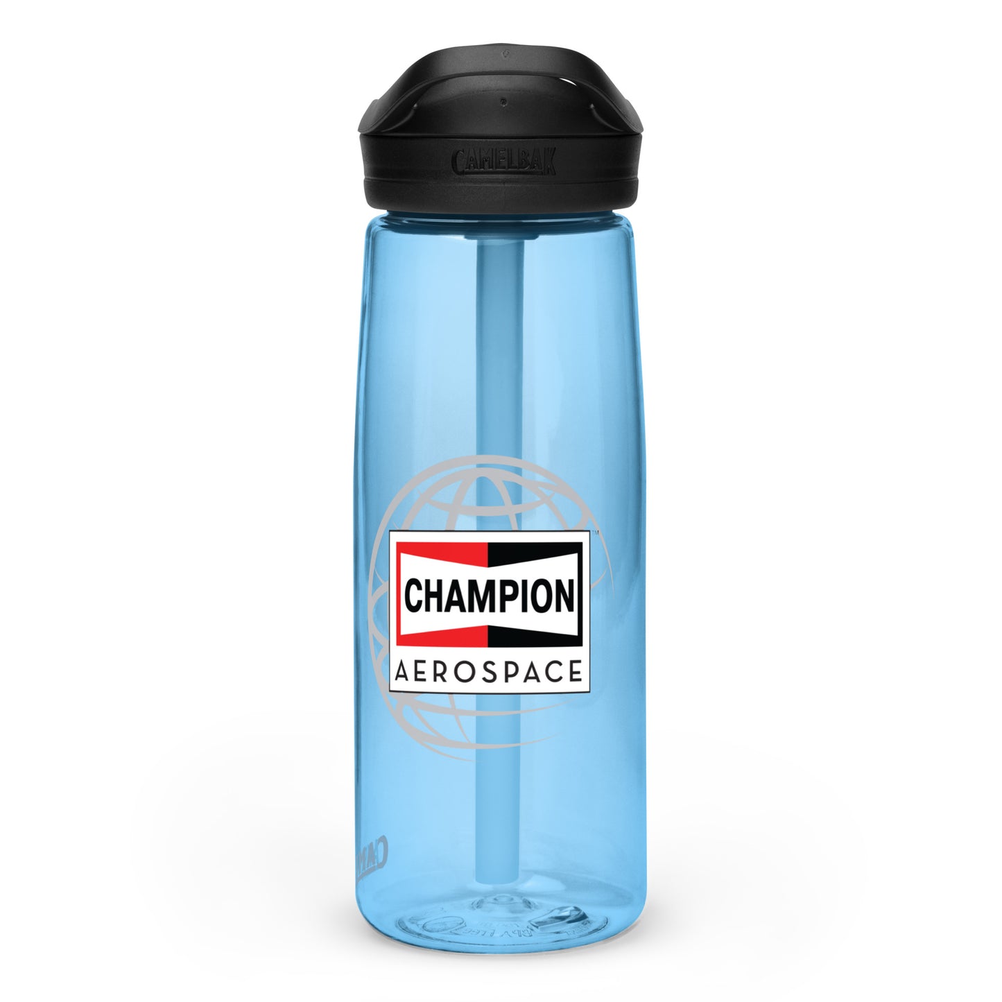 Champion Aerospace Vertical Logo Sports Water Bottle