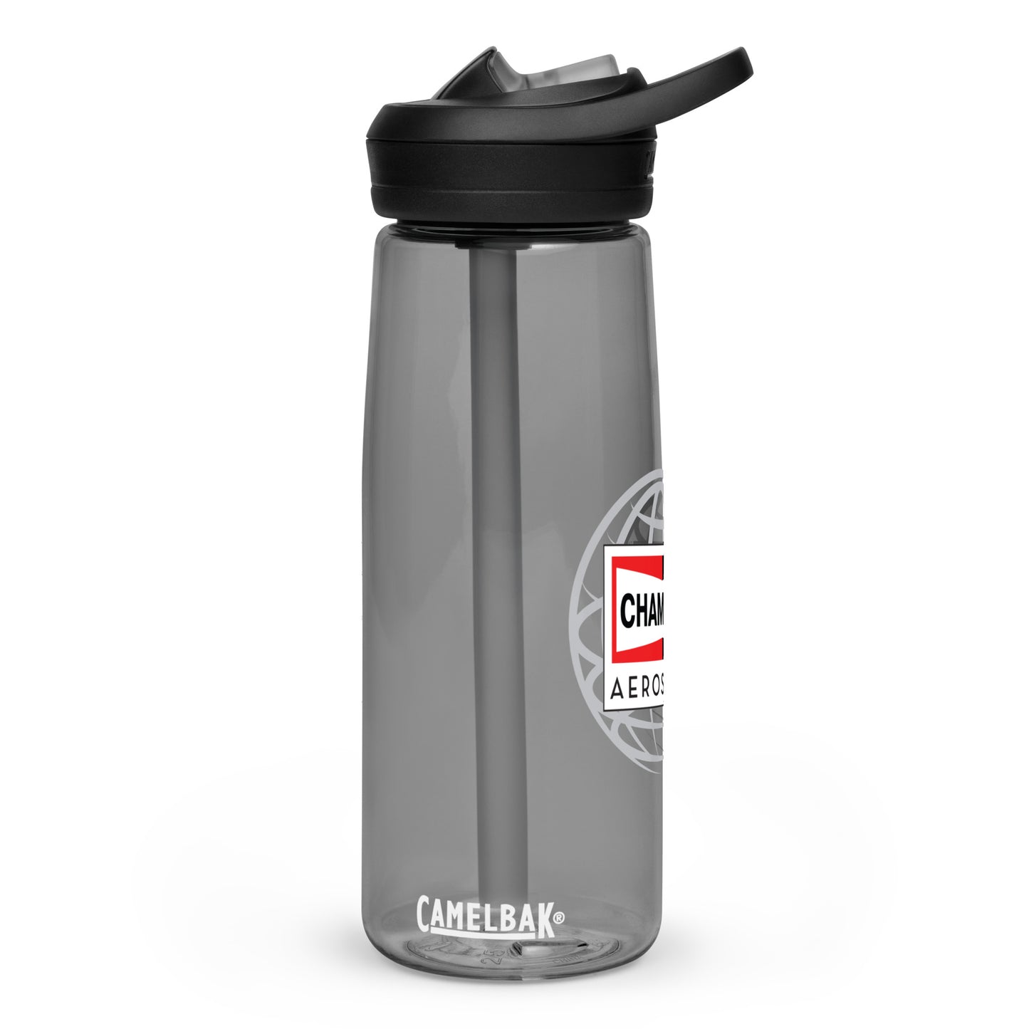 Champion Aerospace Vertical Logo Sports Water Bottle