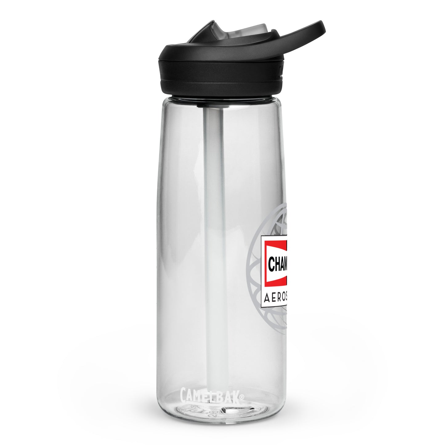 Champion Aerospace Vertical Logo Sports Water Bottle