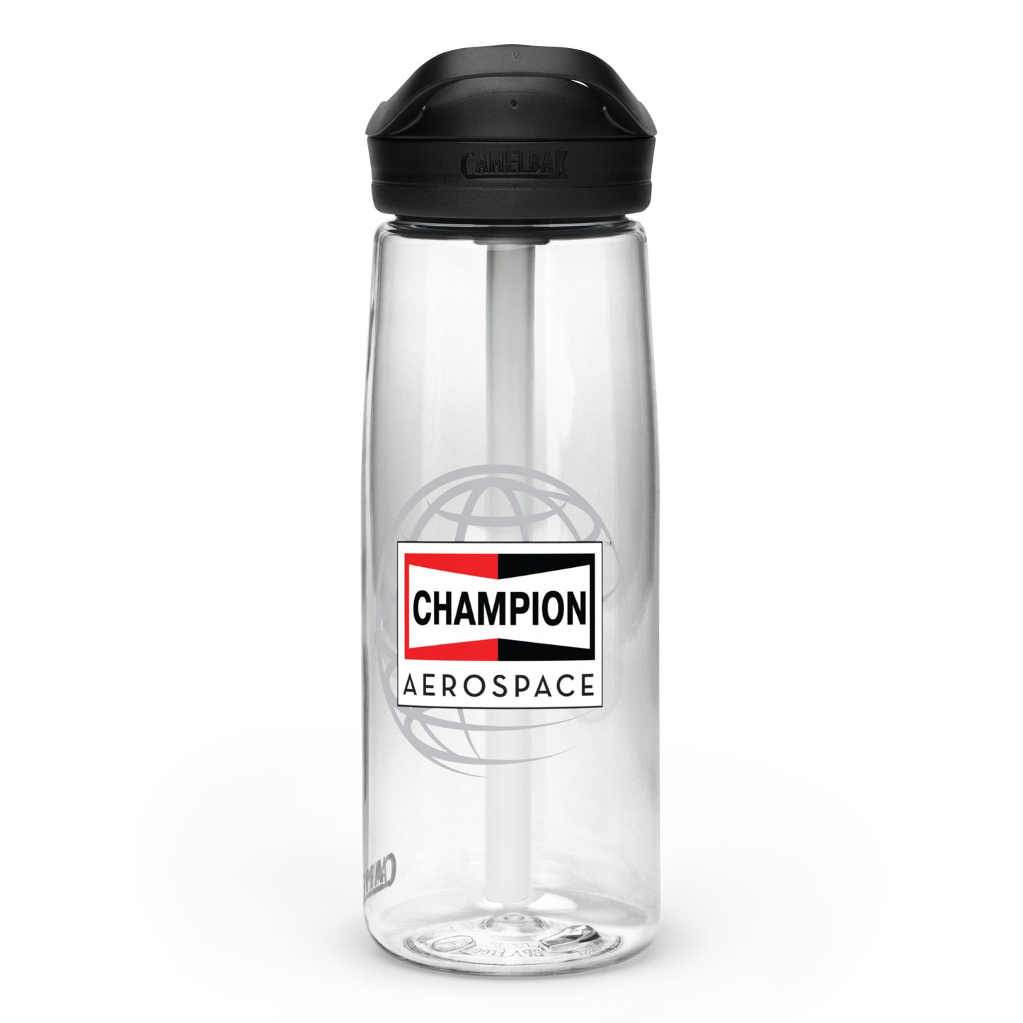 Champion Aerospace Vertical Logo Sports Water Bottle