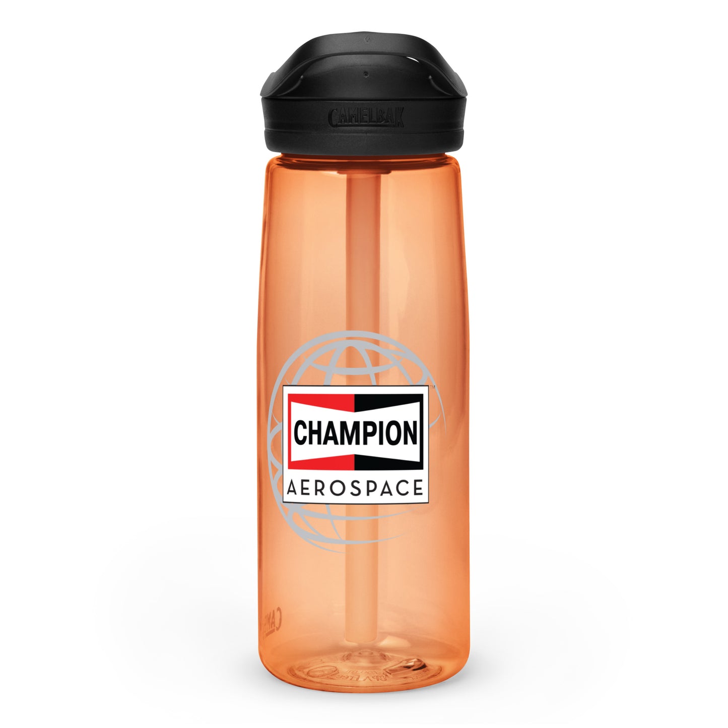 Champion Aerospace Vertical Logo Sports Water Bottle