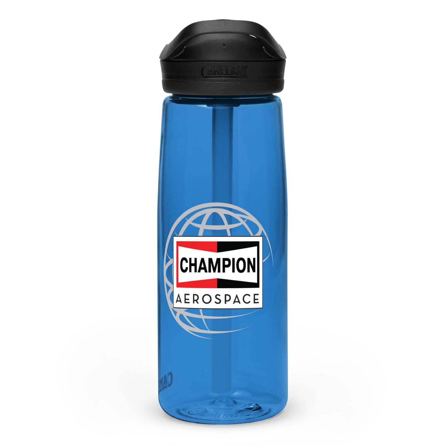 Champion Aerospace Vertical Logo Sports Water Bottle