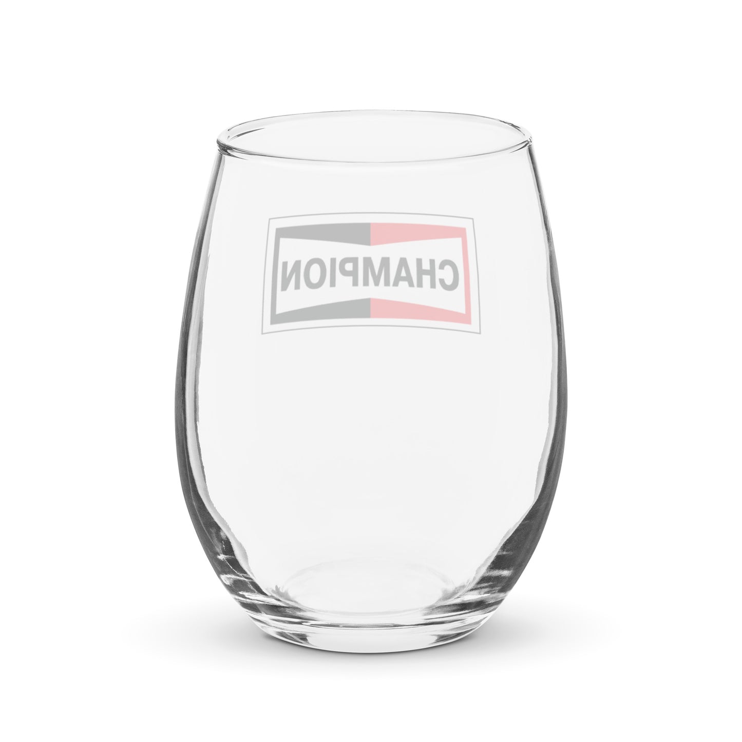 Champion Bowtie Stemless Wine Glass