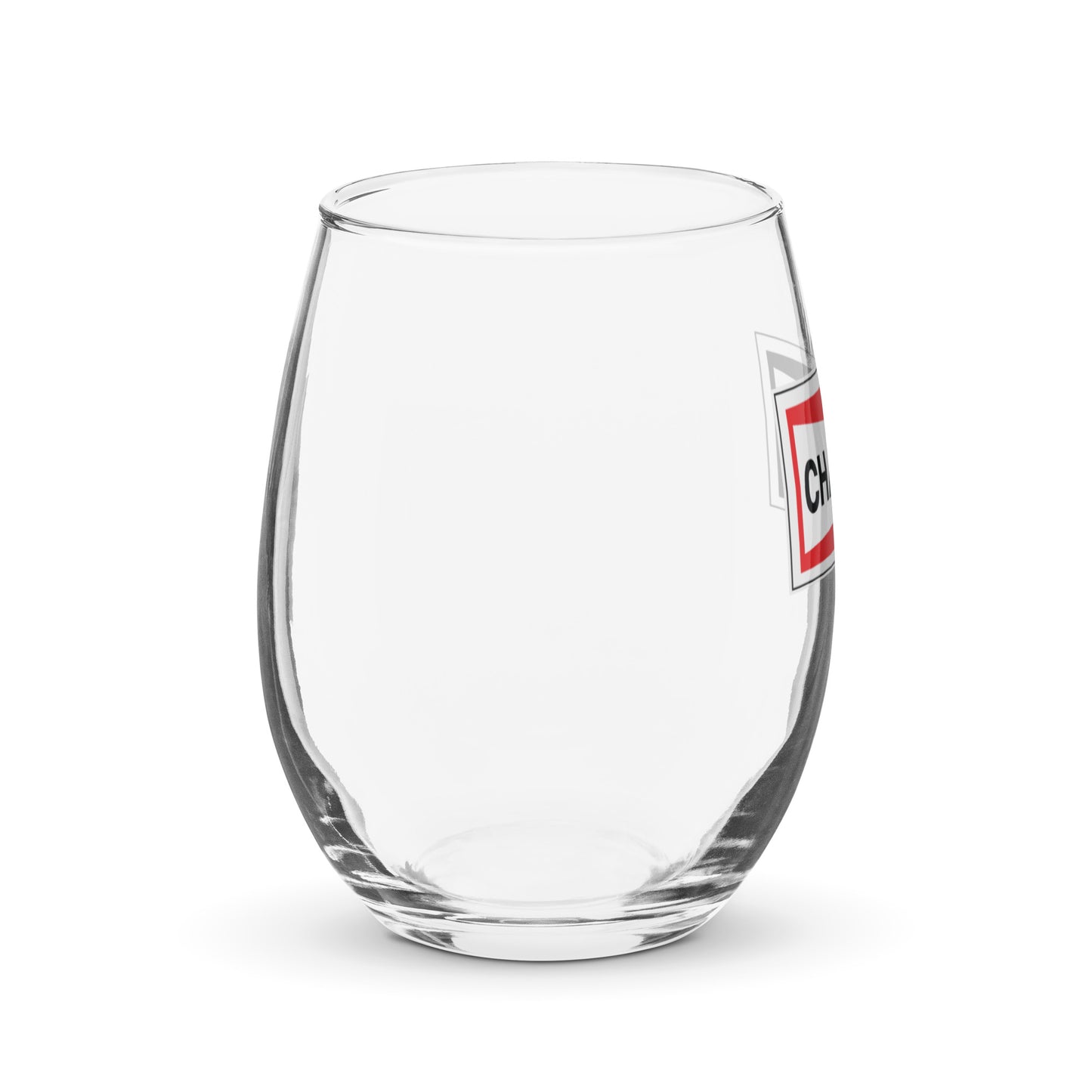 Champion Bowtie Stemless Wine Glass