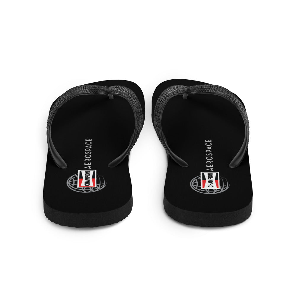 Champion Aerospace Logo Flip-Flops