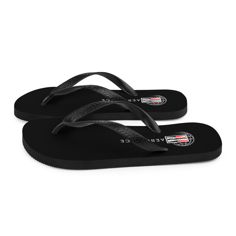 Champion Aerospace Logo Flip-Flops