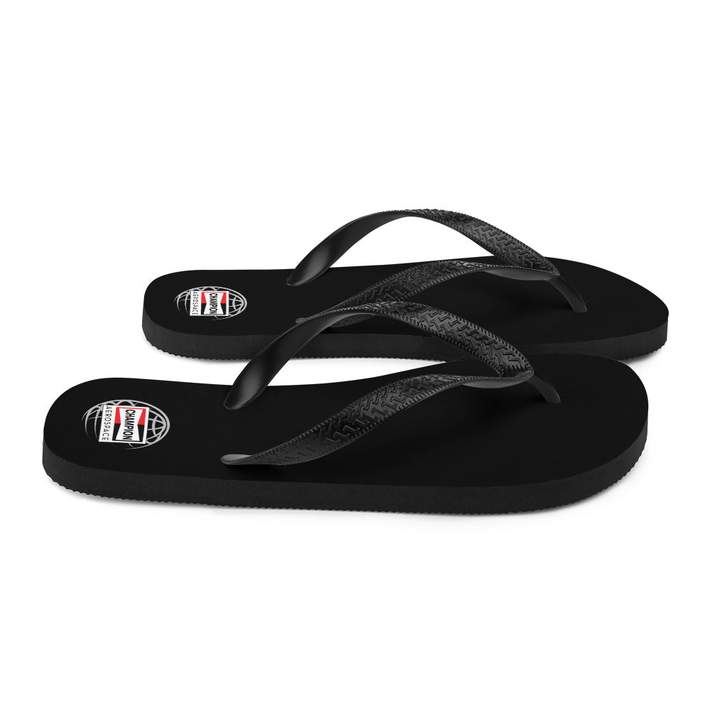 Champion Aerospace Vertical Logo Flip-Flops