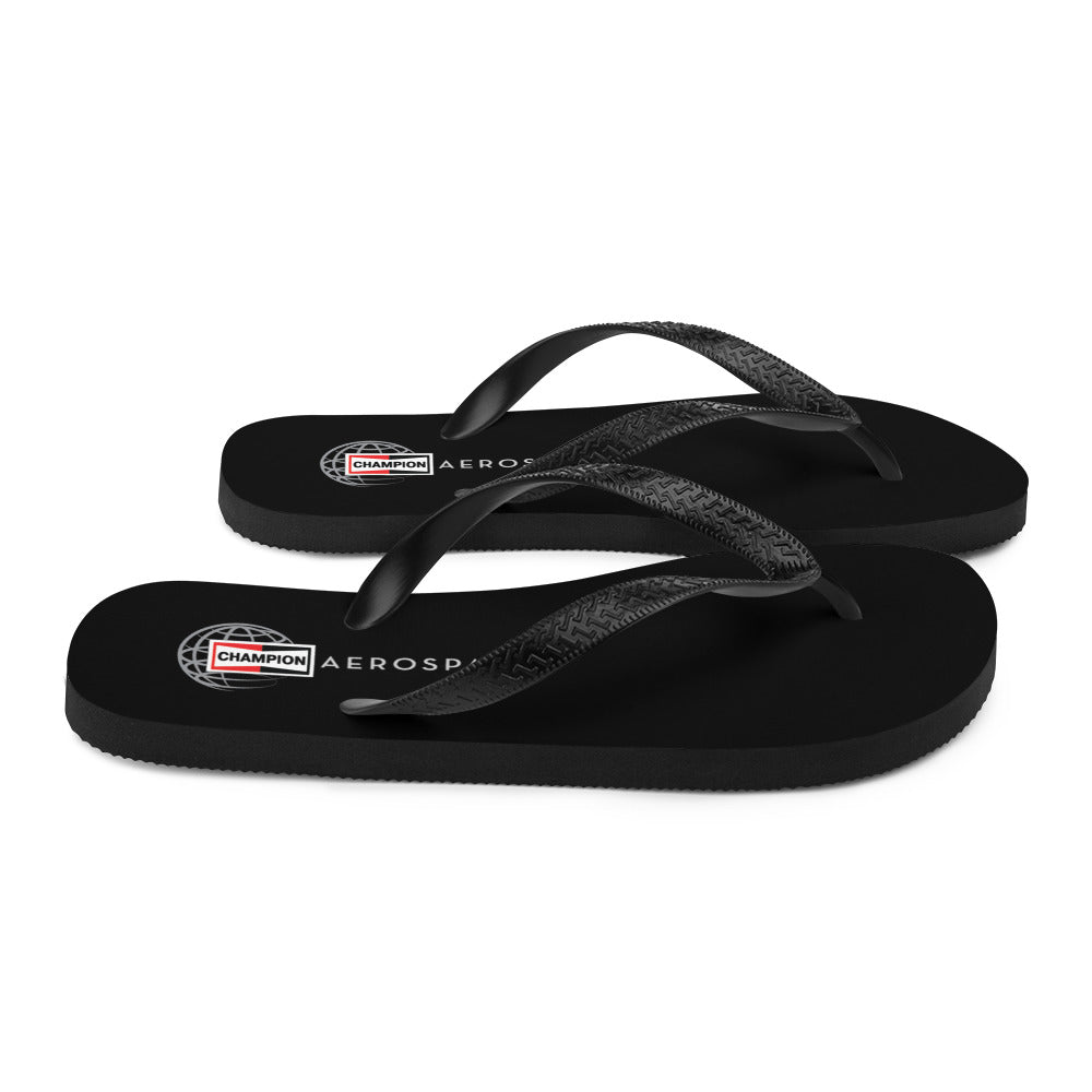 Champion Aerospace Logo Flip-Flops