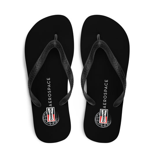 Champion Aerospace Logo Flip-Flops