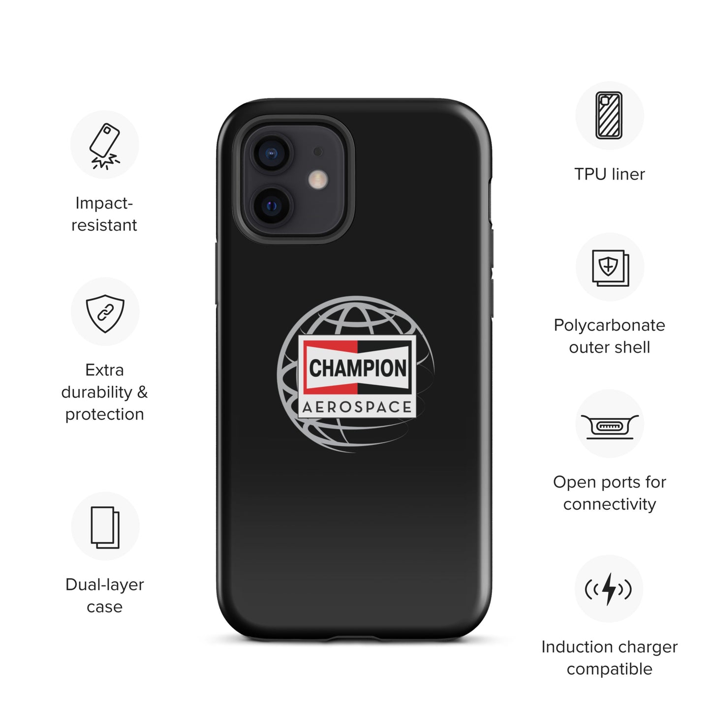 Champion Aerospace Vertical Logo Tough Case for iPhone®