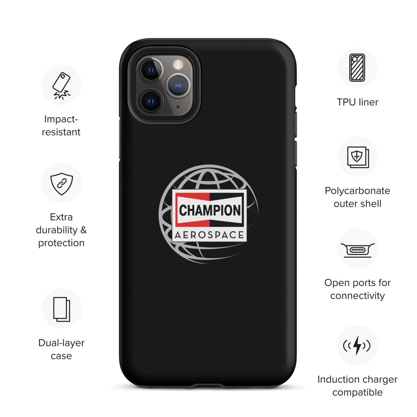 Champion Aerospace Vertical Logo Tough Case for iPhone®