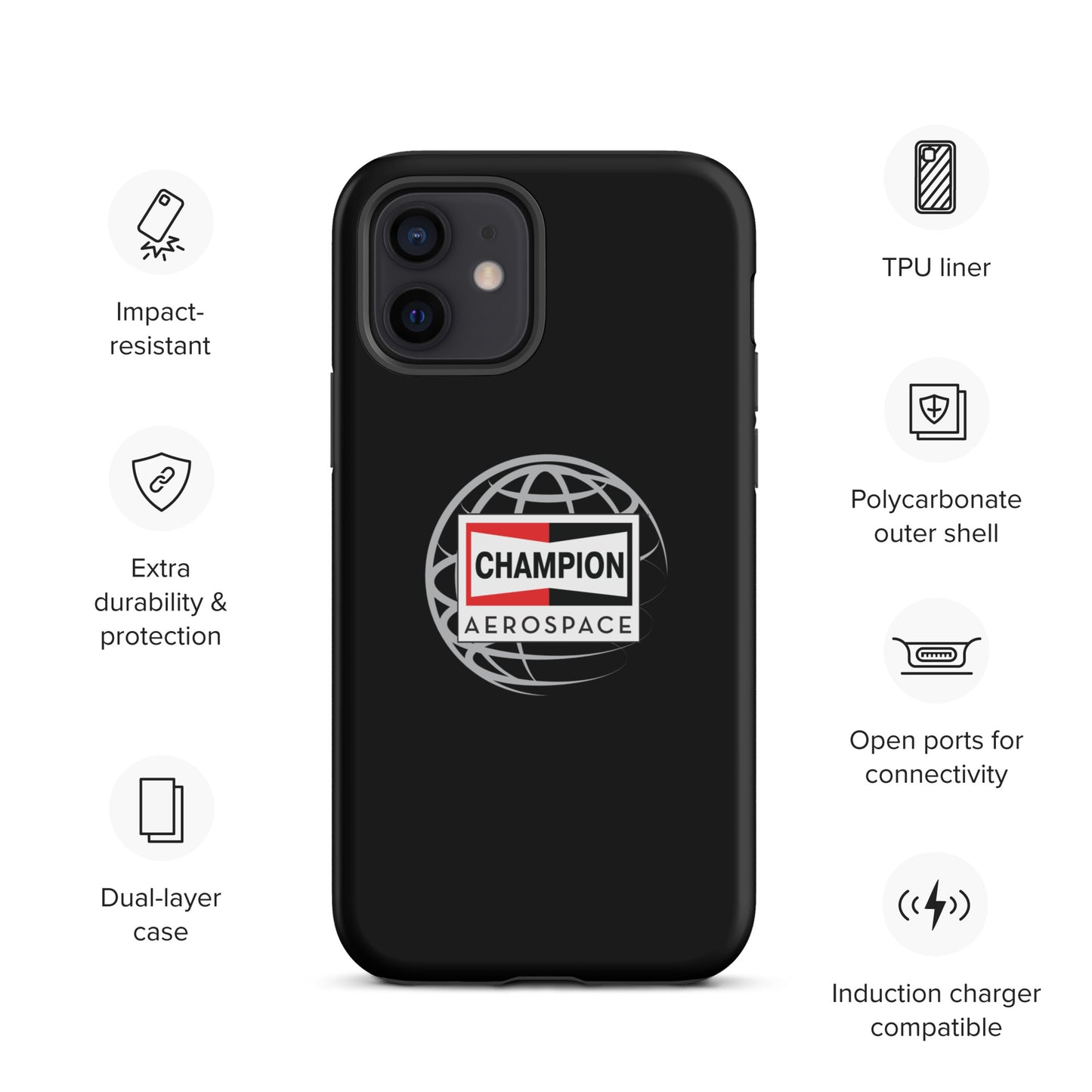 Champion Aerospace Vertical Logo Tough Case for iPhone®