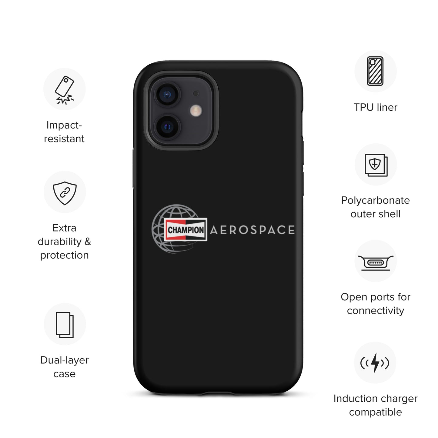 Champion Aerospace Vertical Logo Tough Case for iPhone®