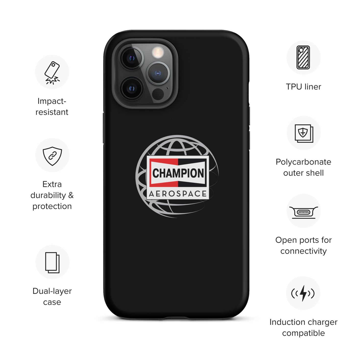 Champion Aerospace Vertical Logo Tough Case for iPhone®