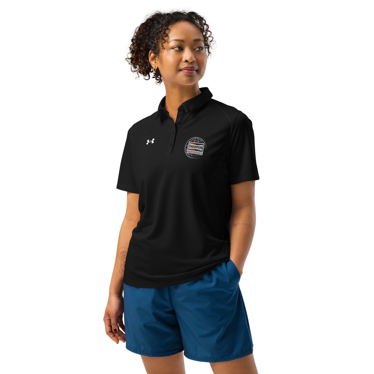 Champion Aerospace Vertical Logo Under Armour® Women’s Polo