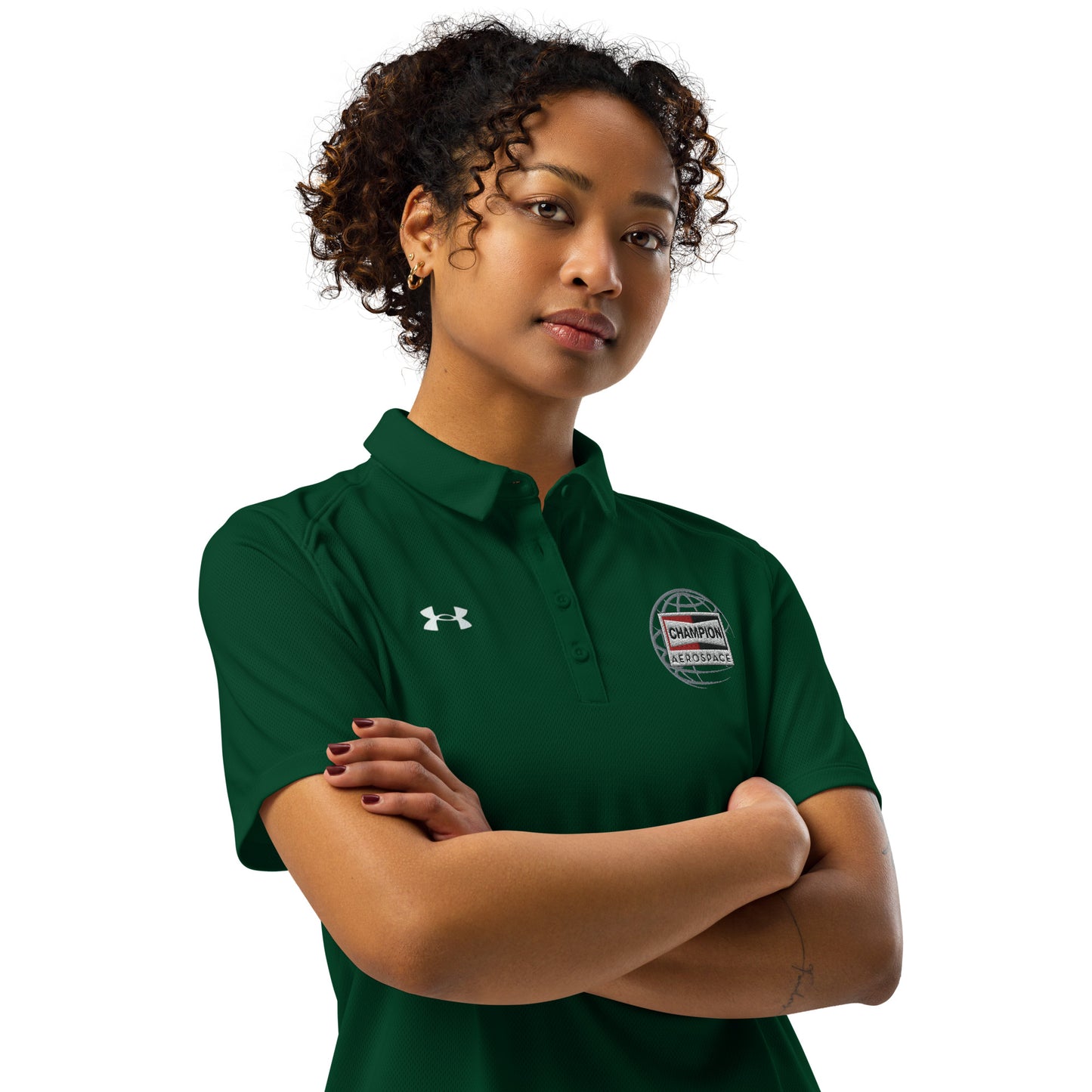 Champion Aerospace Vertical Logo Under Armour® Women’s Polo