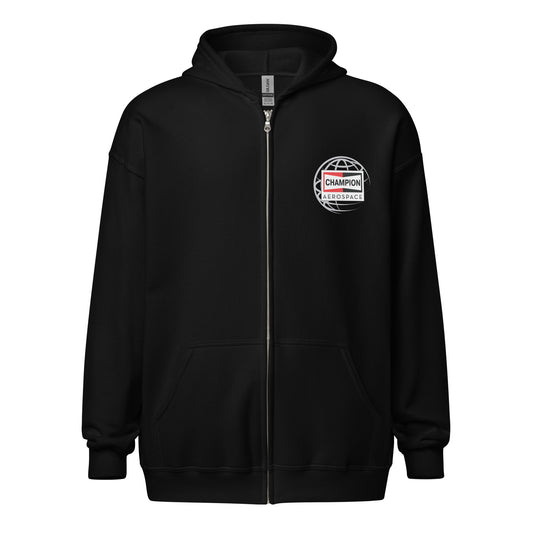 Champion Aerospace Vertical Logo Zip Hoodie