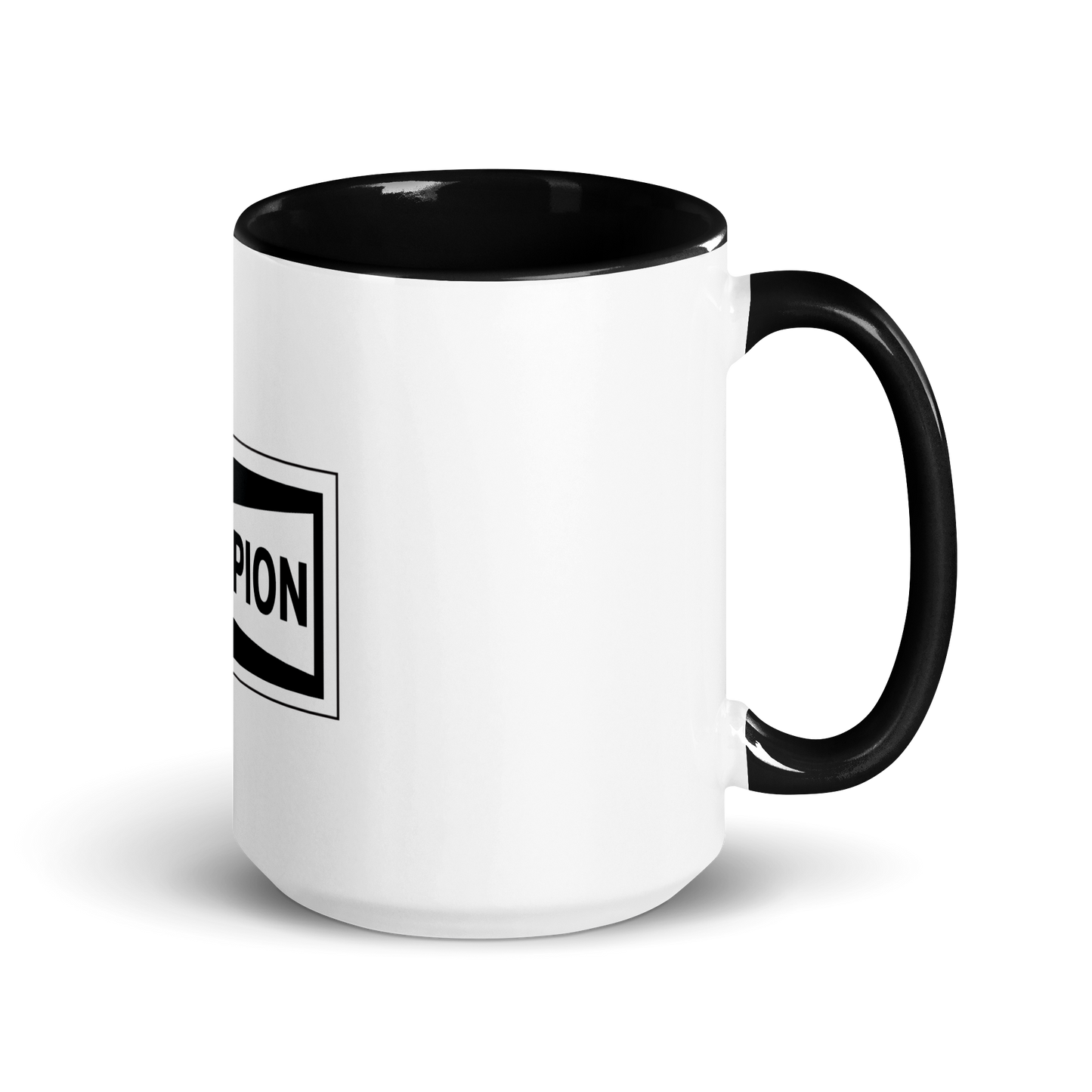 Champion Bowtie Mug with Color Inside