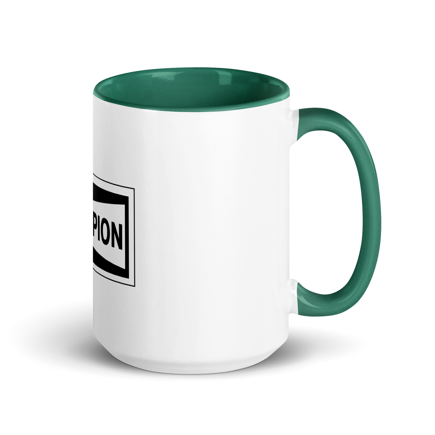 Champion Bowtie Mug with Color Inside