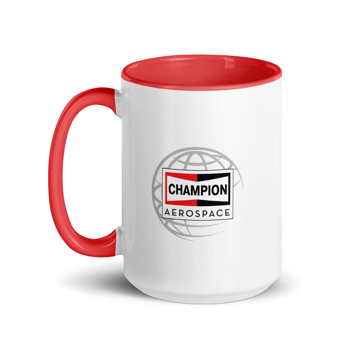 Champion Aerospace Vertical Logo Mug with Color Inside