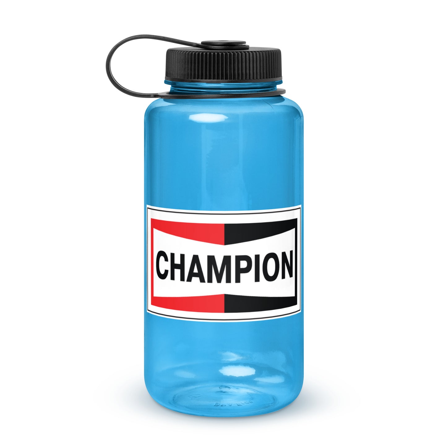 Champion Bowtie Plastic Water Bottle