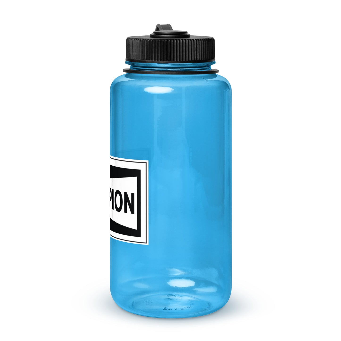 Champion Bowtie Plastic Water Bottle