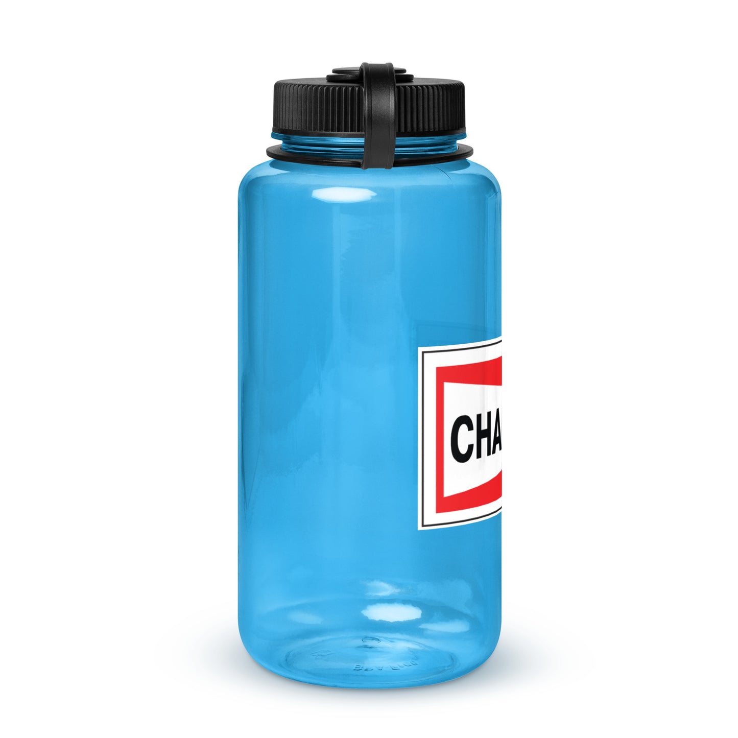 Champion Bowtie Plastic Water Bottle