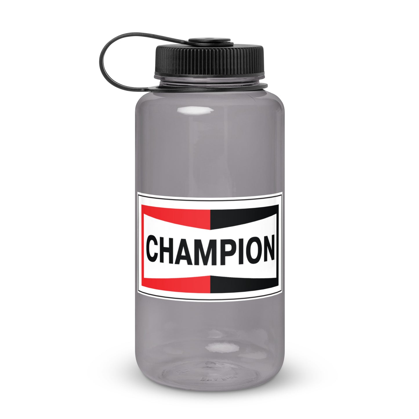 Champion Bowtie Plastic Water Bottle