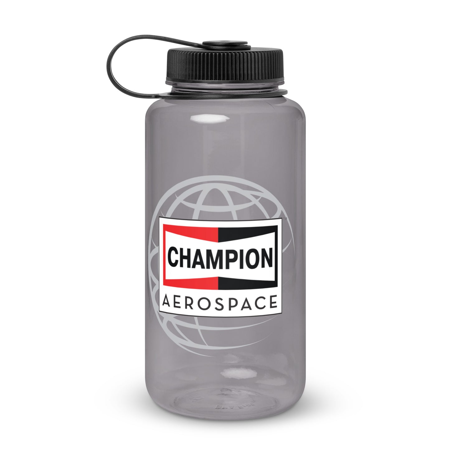 Champion Aerospace Vertical Logo Plastic Water Bottle