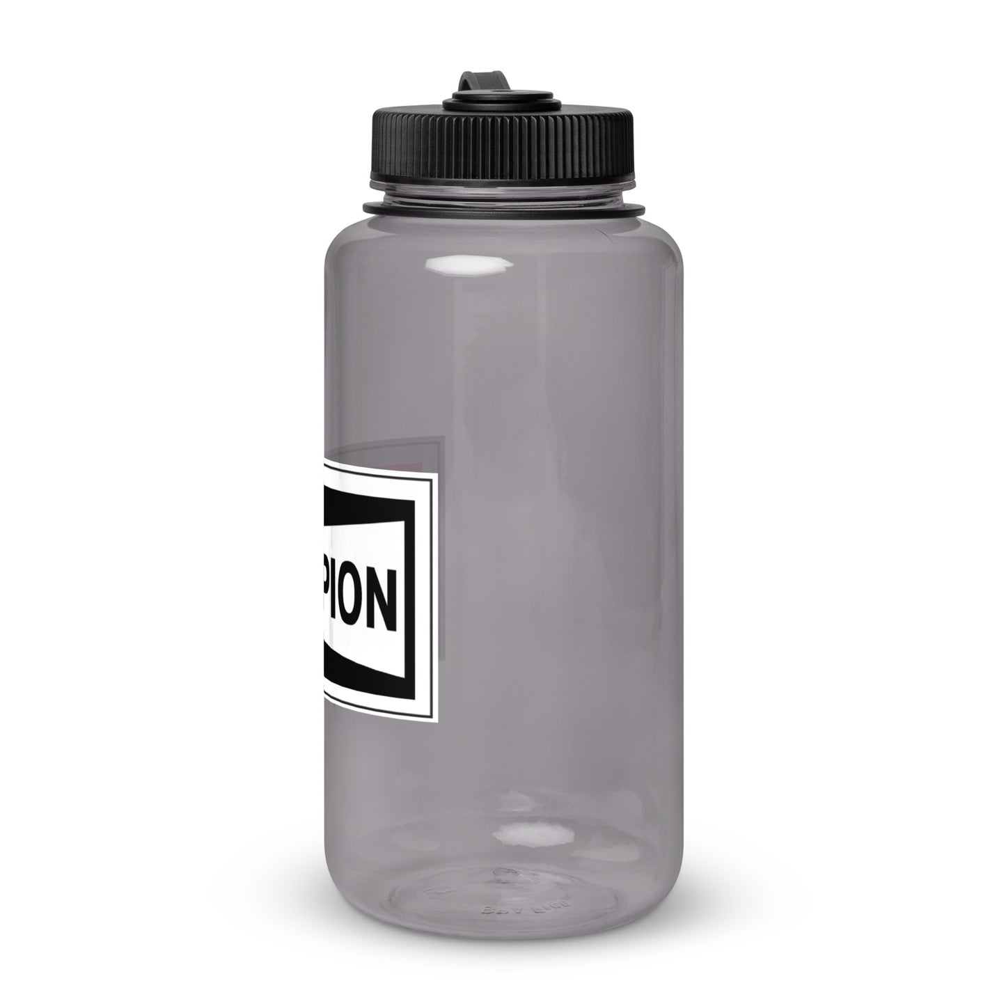 Champion Bowtie Plastic Water Bottle