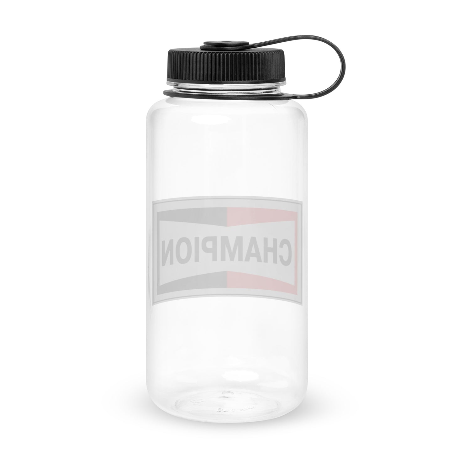 Champion Bowtie Plastic Water Bottle