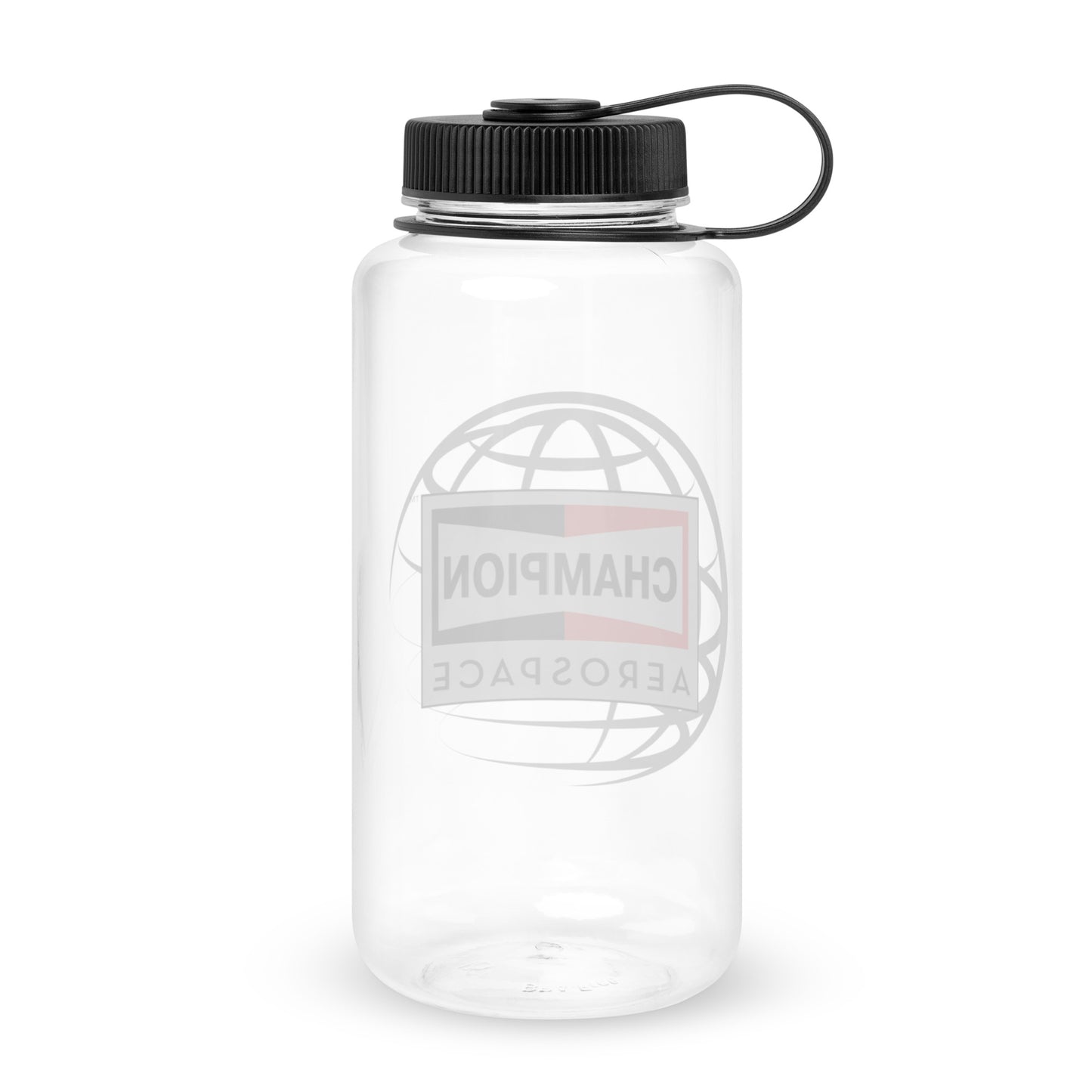 Champion Aerospace Vertical Logo Plastic Water Bottle