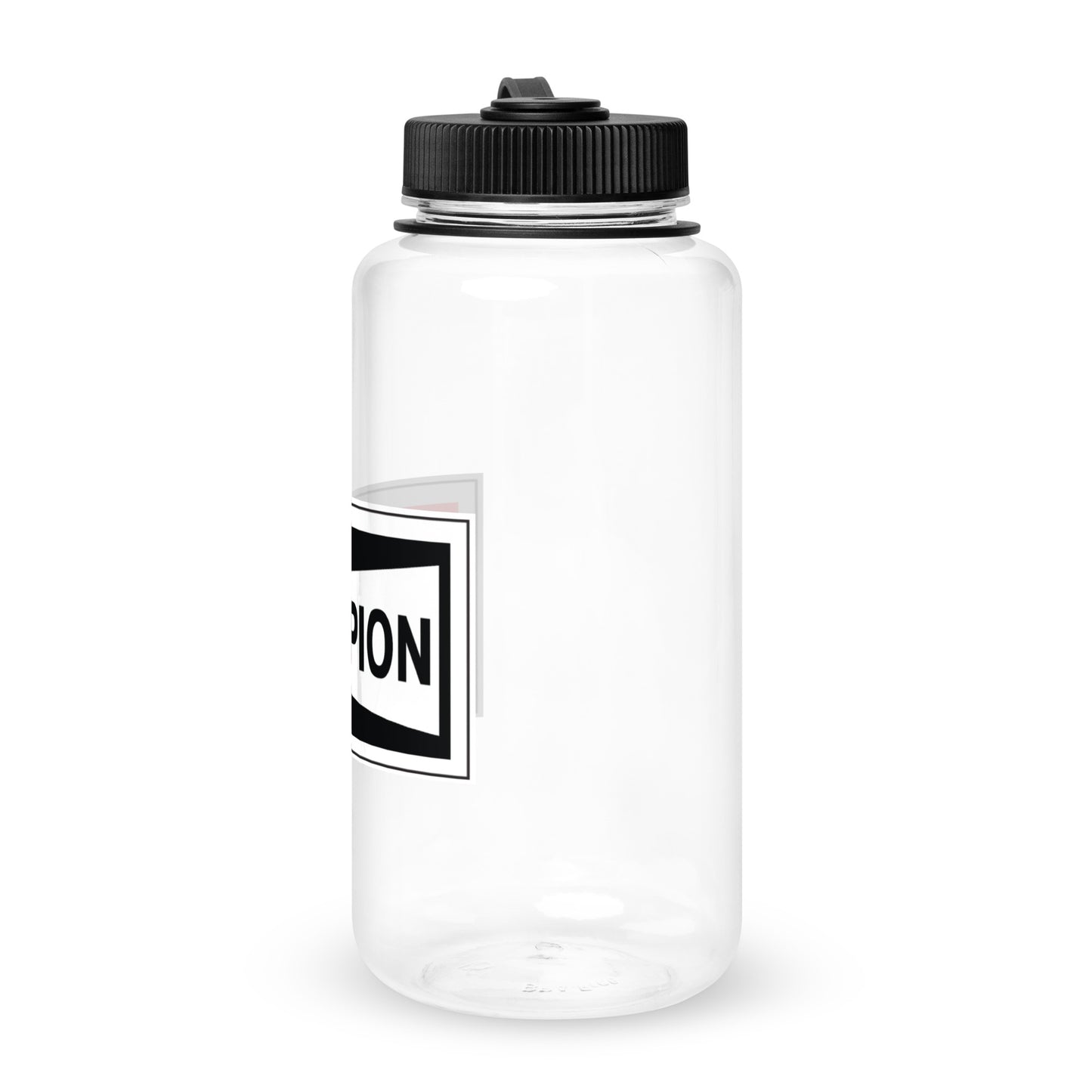 Champion Bowtie Plastic Water Bottle