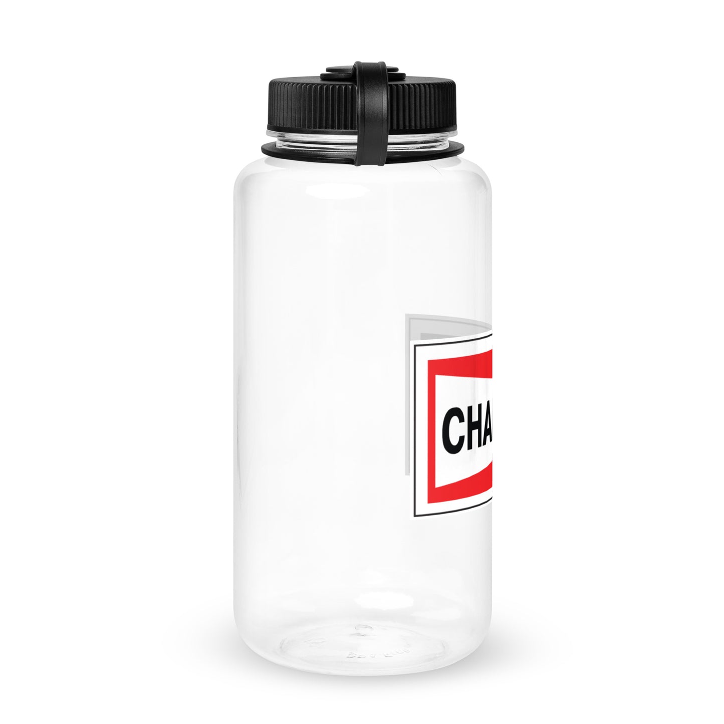 Champion Bowtie Plastic Water Bottle