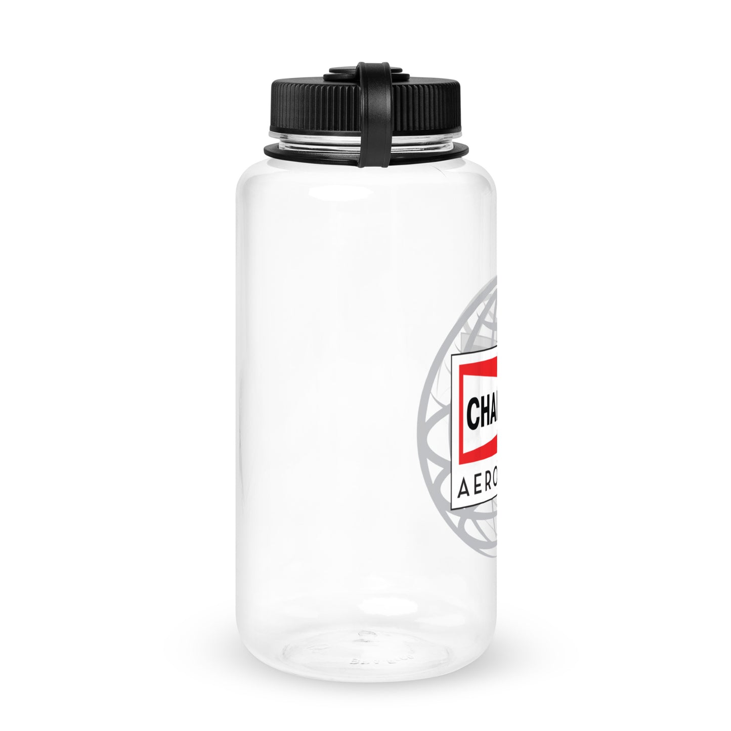 Champion Aerospace Vertical Logo Plastic Water Bottle